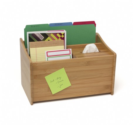 bamboo multipurpose organizer with boutique tissue box bamboo multipurpose organizer with boutique tissue box