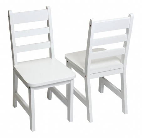 Child\'s Chairs, Set of 2, White | Lipper International Chairs Child\'s Chairs, Set of 2, White | Lipper International Chairs