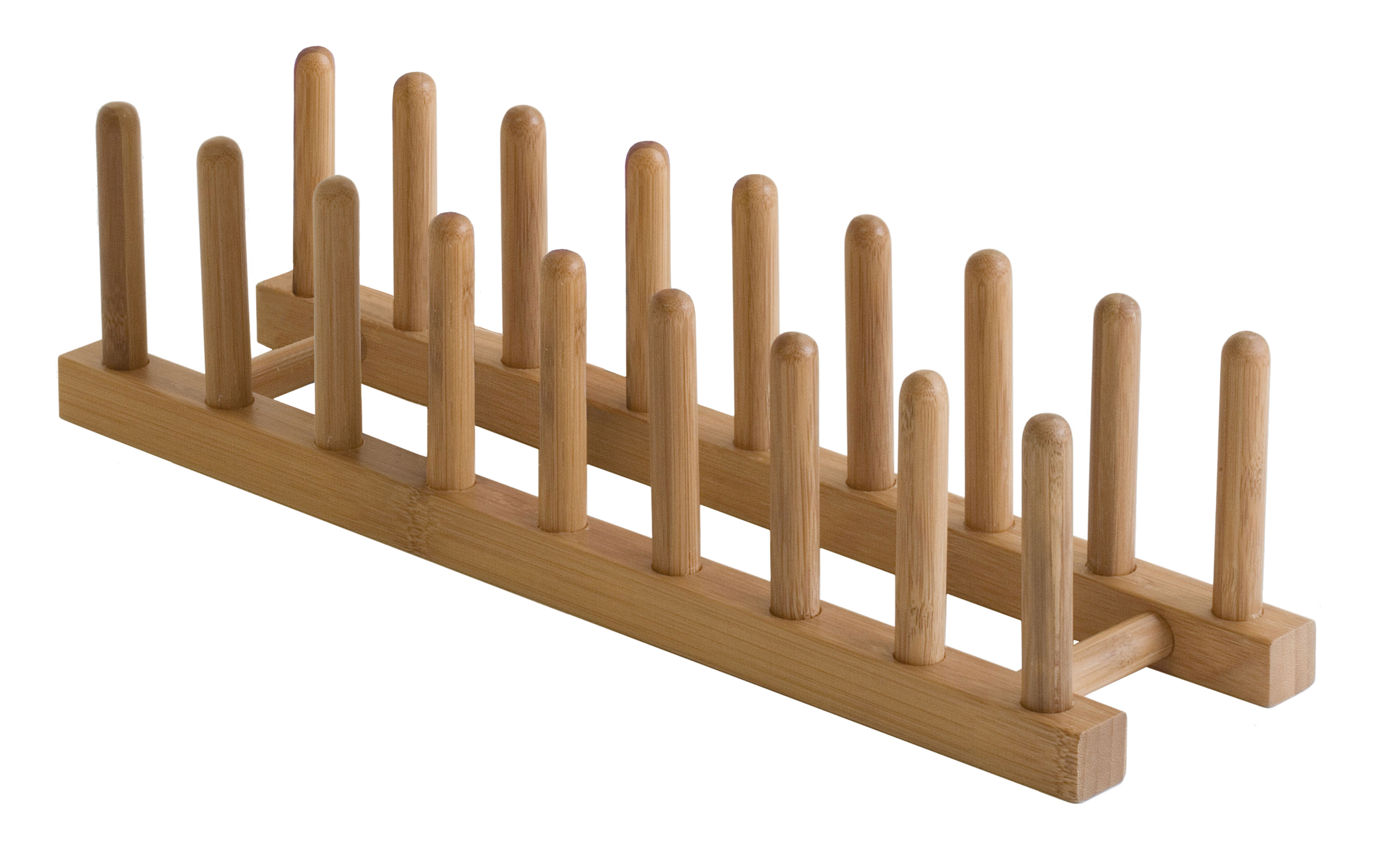 Bamboo Plate Rack Lipper International Racks