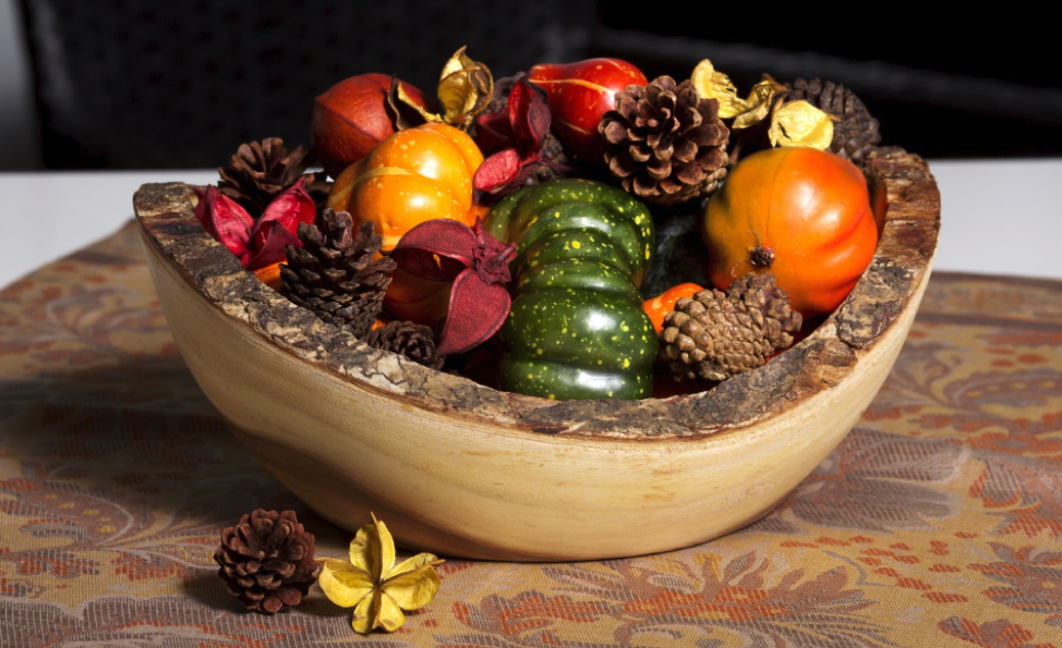 Acacia Bark Oval Bowl (1054)