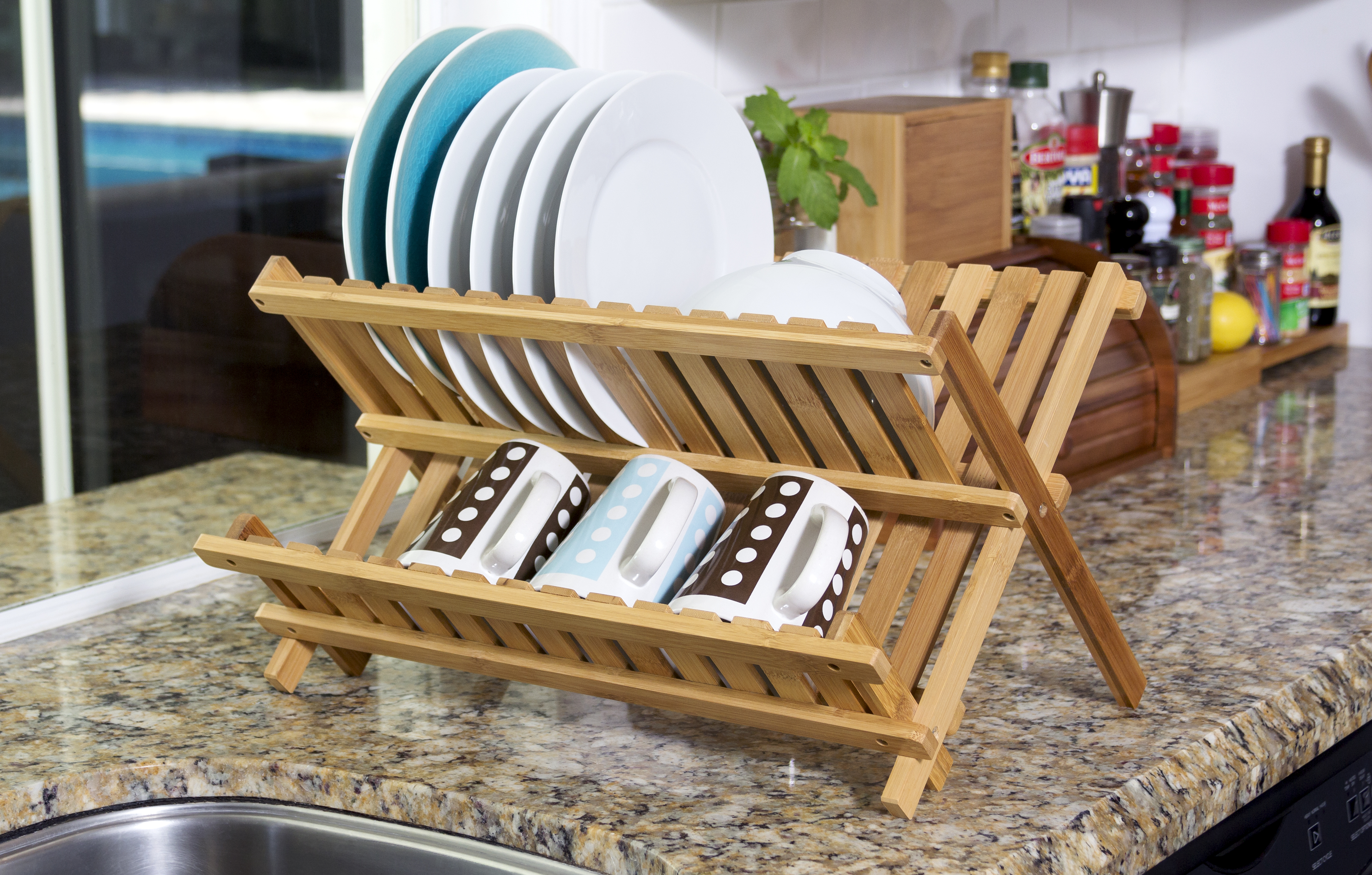 Lipper_International_Item_#8813_Bamboo_Folding_Dish_Rack