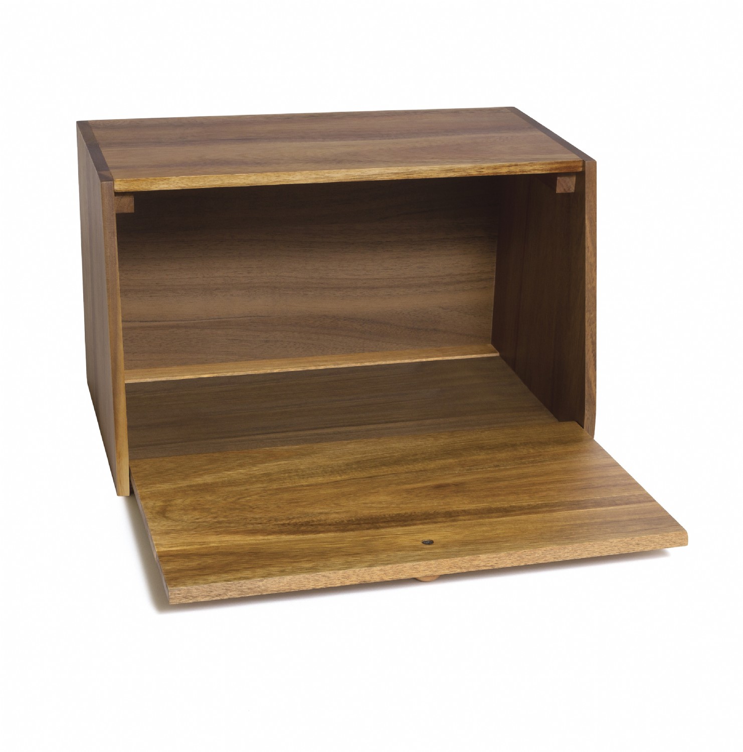 Acacia Bread Box with Solid Door Lipper International