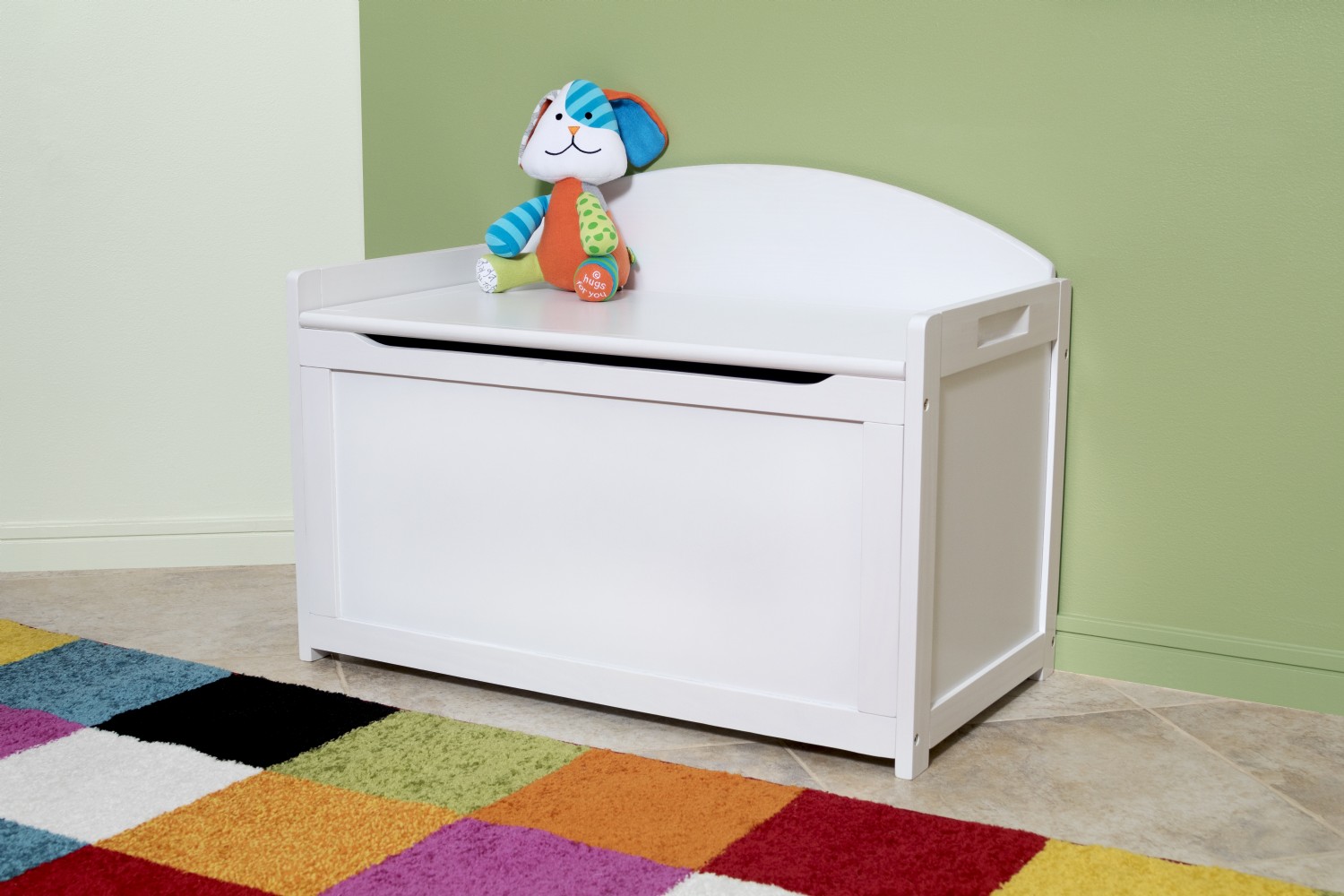 Kids Toy Chest White Lipper