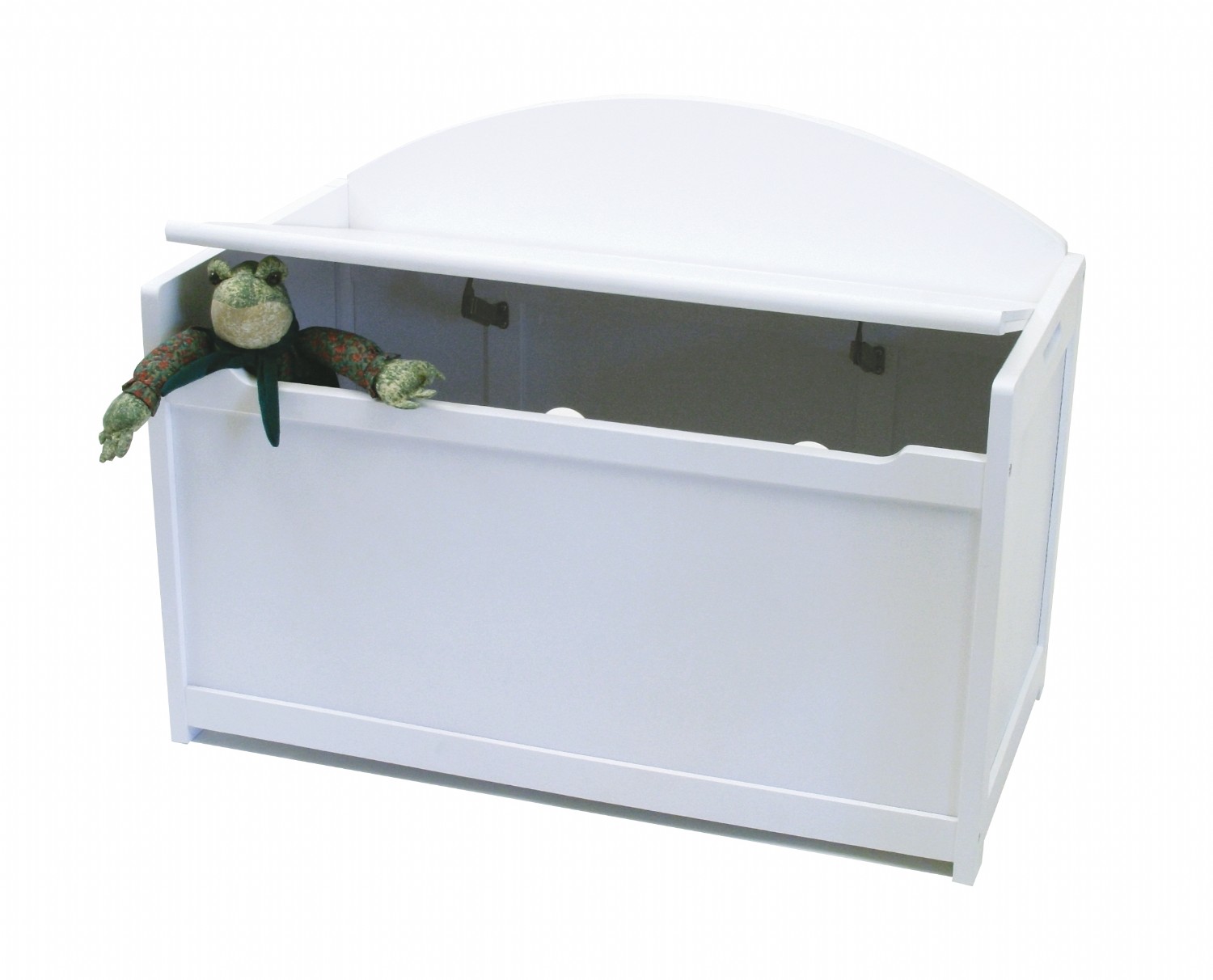 small white toy chest