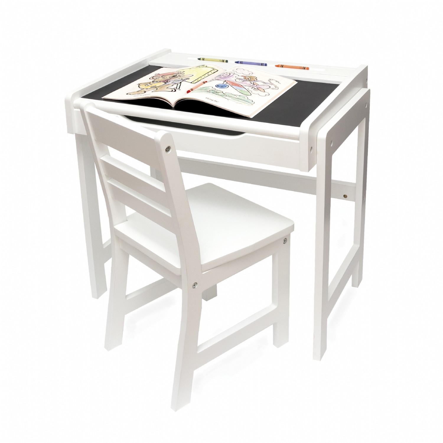 lipper childrens rectangular table and chair set