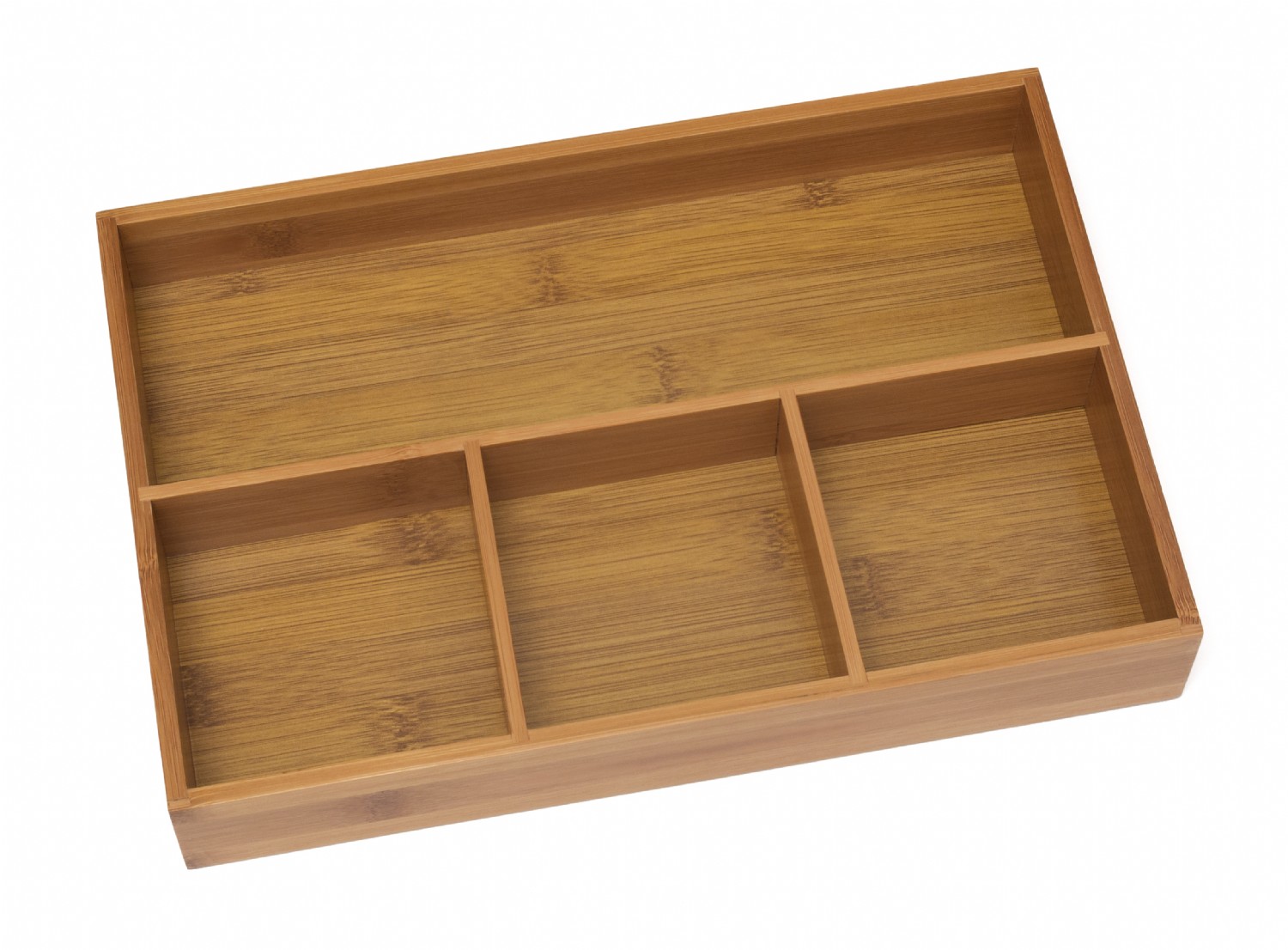 Bamboo Organizer Tray, 4 Compartments Lipper International