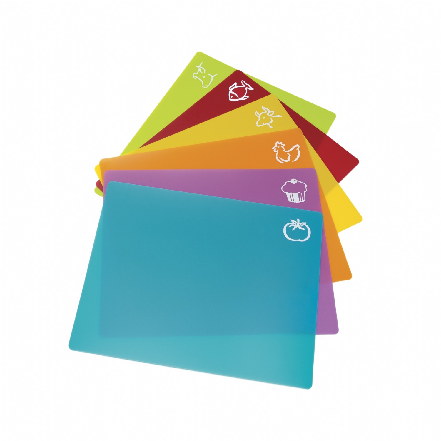 Bamboo Cutting Board with 6 Cutting Mats Lipper International