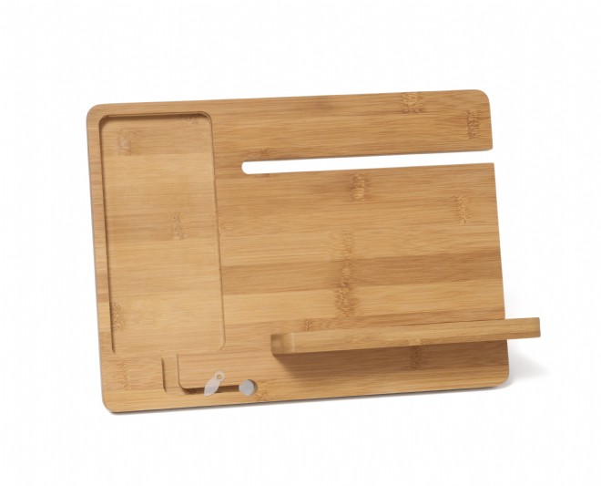 Lipper International 849 Bamboo Wood Thin Kitchen Cutting Boards with Oval Hole