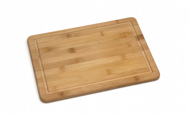 Lipper International 849 Bamboo Wood Thin Kitchen Cutting Boards with Oval Hole