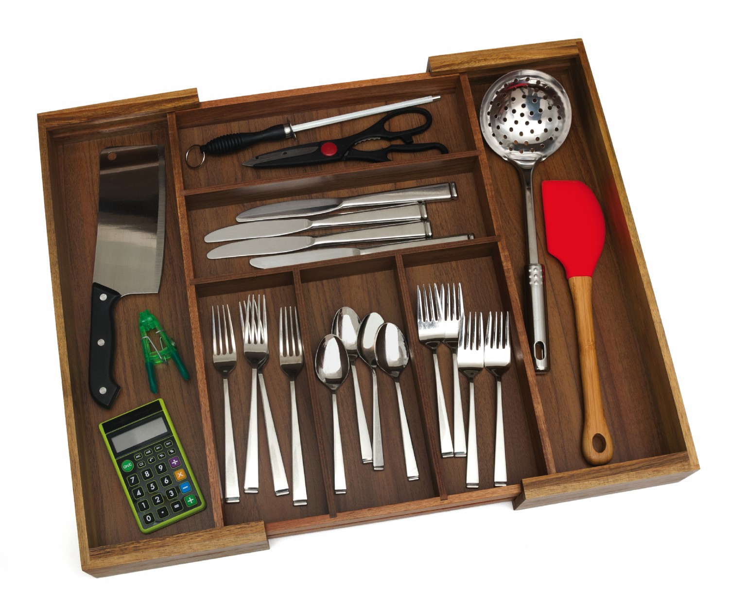 Acacia Expandable Flatware Organizer Lipper International