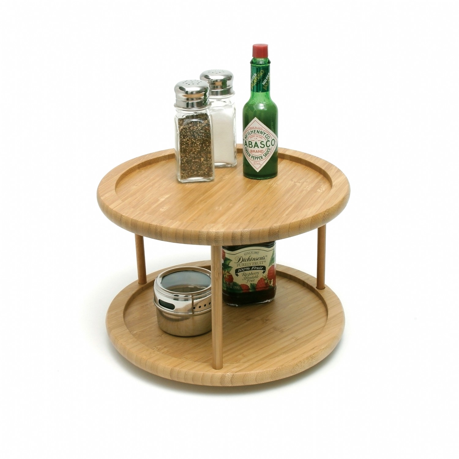 Bamboo 2-Tier Turntable | Lipper International