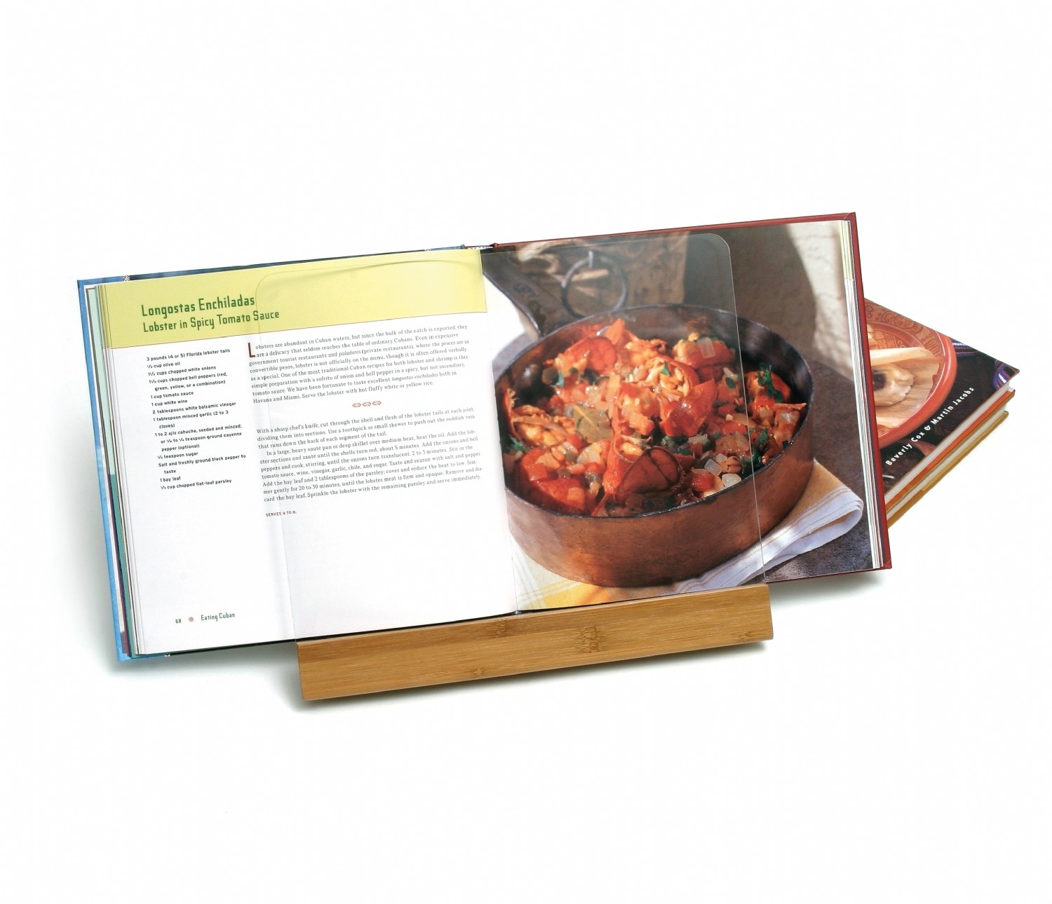 Bamboo & Acrylic Recipe Book Holder | Lipper International