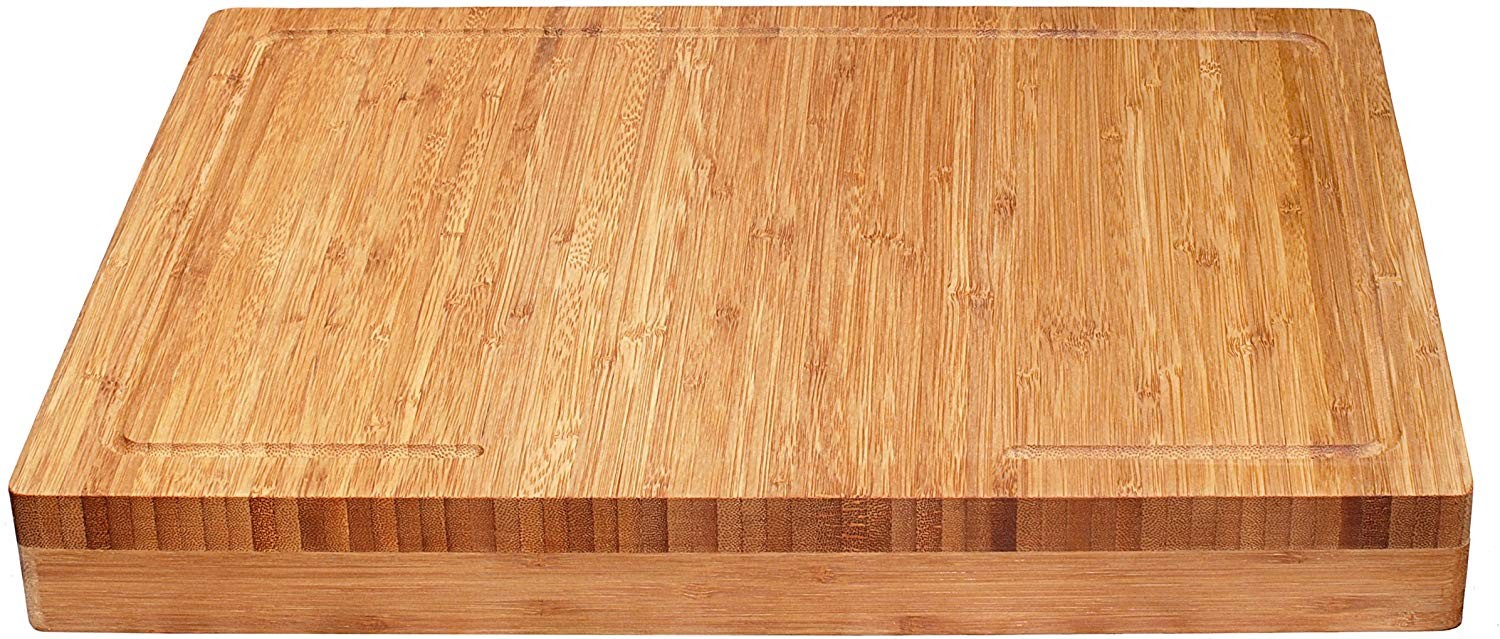 Bamboo OvertheCounterEdge Cutting Board Lipper International