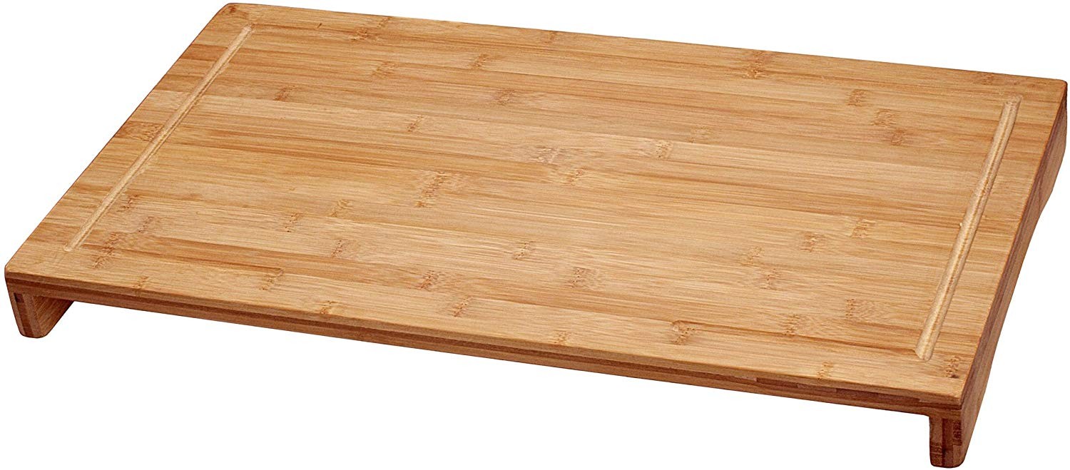 Expandable Over The Sink Bamboo Cutting Board