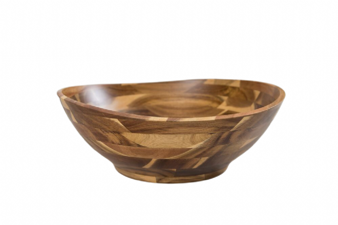 Nordic Serving Bowl With Wooden Handle & Lid Highlights Aava's Cookware  Line
