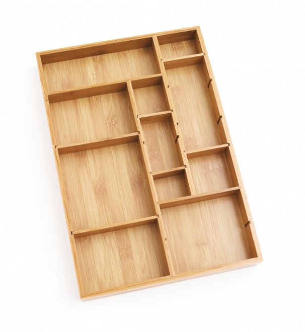 Stackable Bamboo Drawer Organizers – Horderly